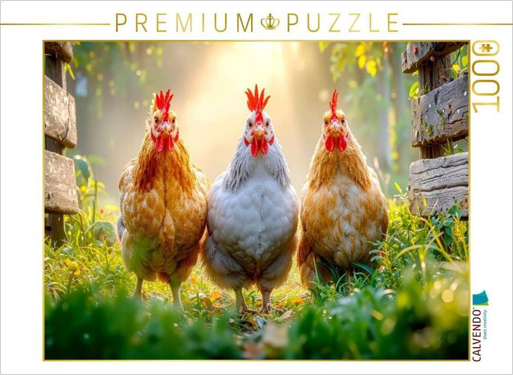 Produktbild: CALVENDO Puzzle Drei, die gemeinsam auf Entdeckungstour gehen | 1000 Teile Lege-Gr&ouml;&szlig;e 64x48cm Foto-Puzzle f&uuml;r gl&uuml;ckliche Stunden