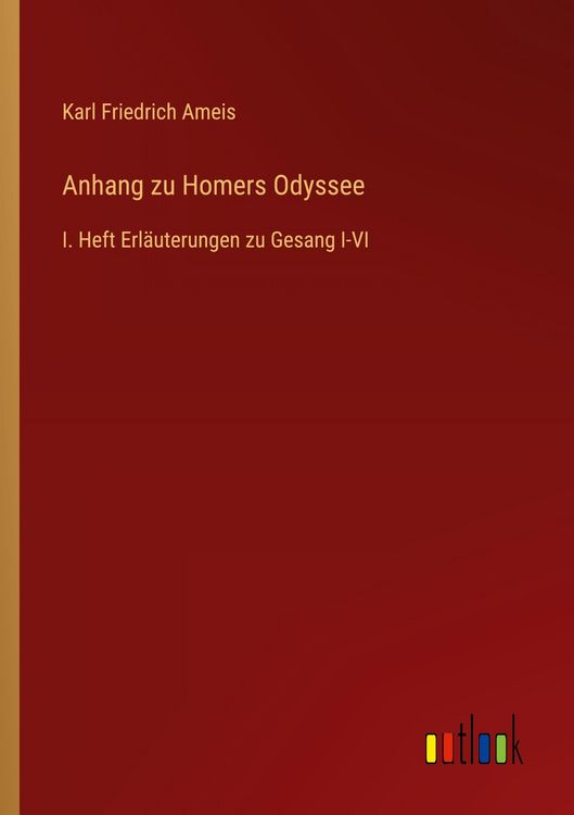 Produktbild: Anhang zu Homers Odyssee