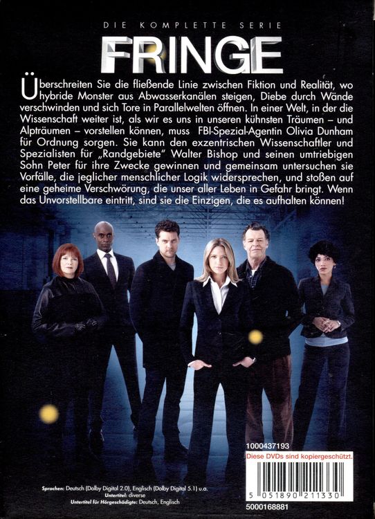 Produktbild: Fringe: Die komplette Serie [29 DVDs]