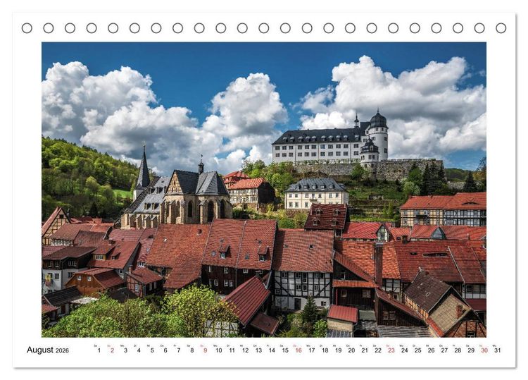 Produktbild: Stolberg im Harz (Tischkalender 2026 DIN A5 quer), CALVENDO Monatskalender