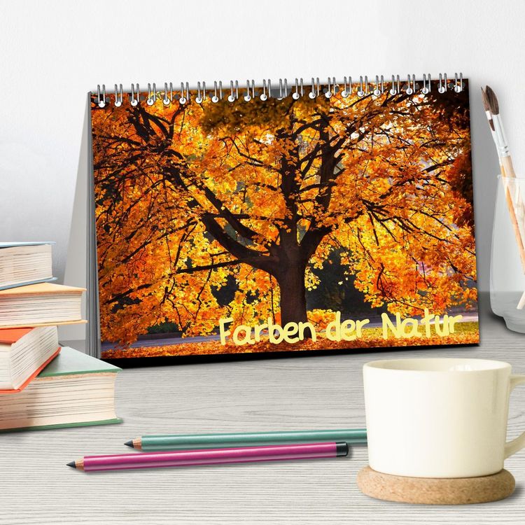 Produktbild: Farben der Natur (Tischkalender 2026 DIN A5 quer), CALVENDO Monatskalender