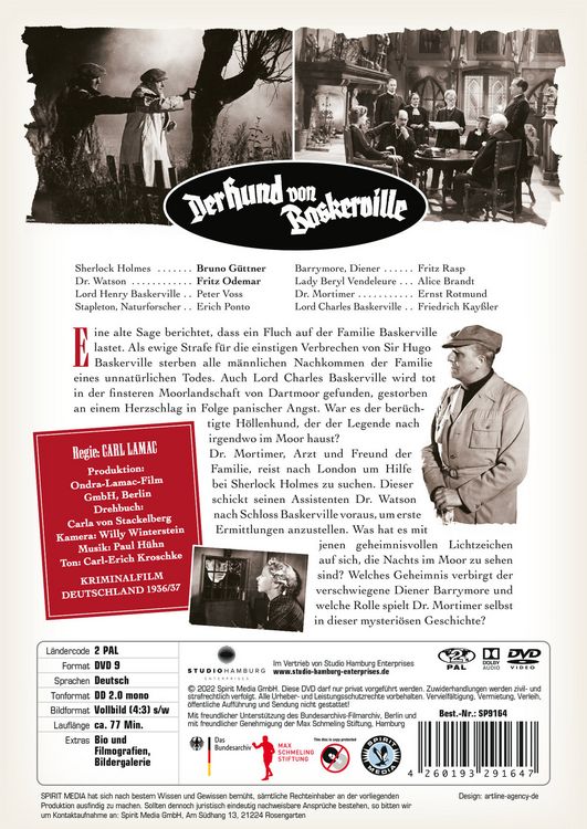 Produktbild: Der Hund von Baskerville (Sch&auml;tze des deutschen Tonfilms)