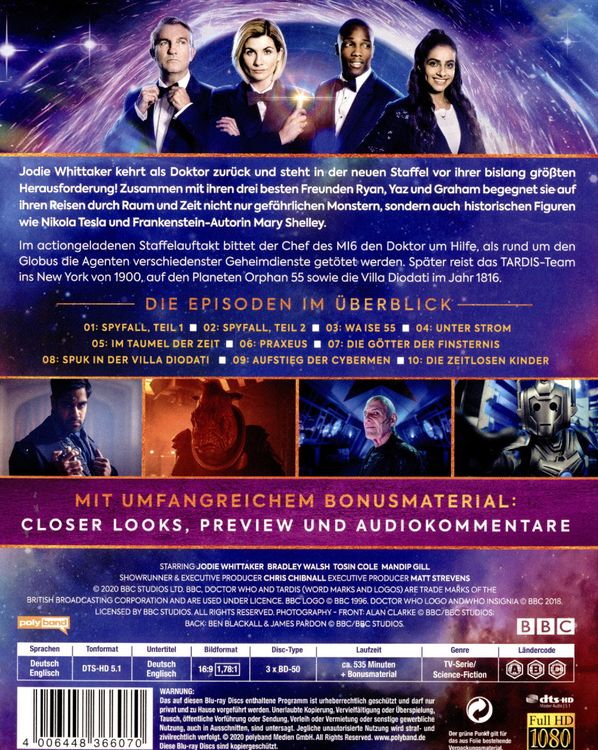 Produktbild: Doctor Who - Staffel 12 [3 BRs]