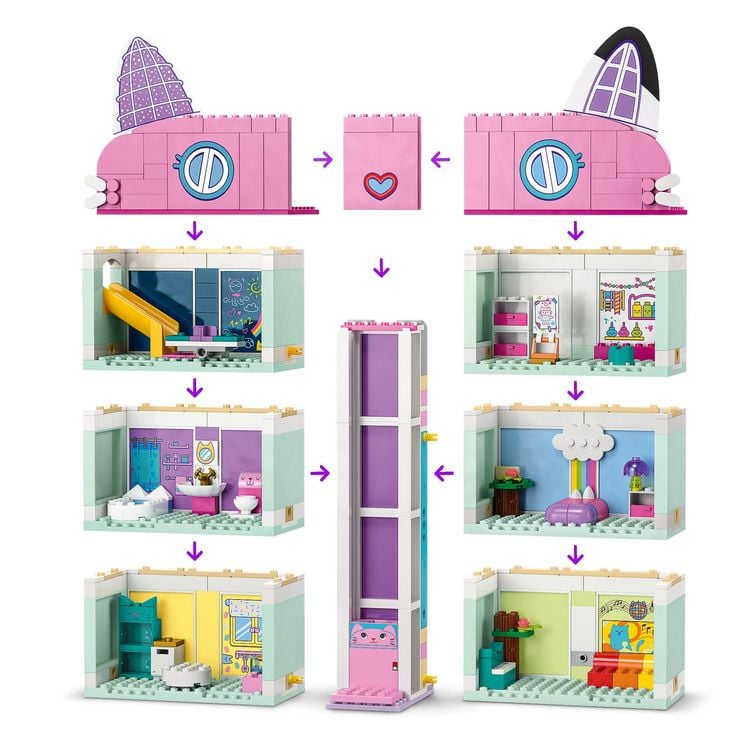 Produktbild: LEGO Gabby's Dollhouse, 10788, Gabbys Puppenhaus, M&auml;dchen Spielzeug