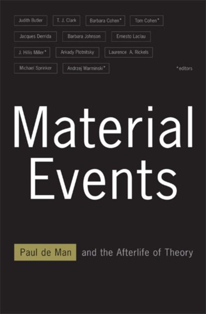 Produktbild: Cohen, T: Material Events