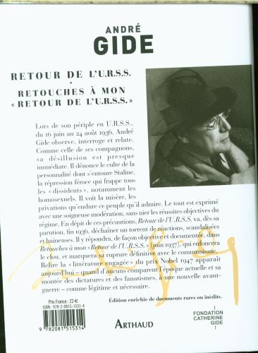 Produktbild: Retour de l'URSS. Suivi de Retouches &agrave; mon Retour de l'URSS
