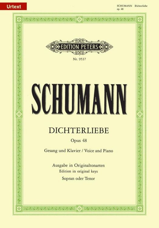 Produktbild: DICHTERLIEBE OP 48 FOR VOICE &