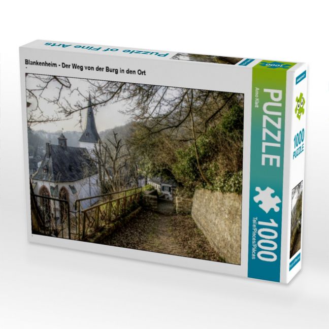 Produktbild: CALVENDO Puzzle Blankenheim - Der Weg von der Burg in den Ort | 1000 Teile Lege-Gr&ouml;&szlig;e 64x48cm Foto-Puzzle f&uuml;r gl&uuml;ckliche Stunden