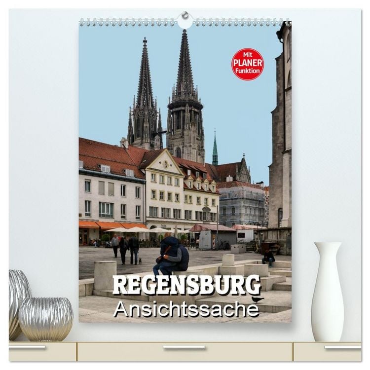 Produktbild: Regensburg - Ansichtssache (hochwertiger Premium Wandkalender 2026 DIN A2 hoch), Kunstdruck in Hochglanz