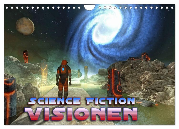 Produktbild: Science Fiction Visionen (Wandkalender 2026 DIN A4 quer), CALVENDO Monatskalender