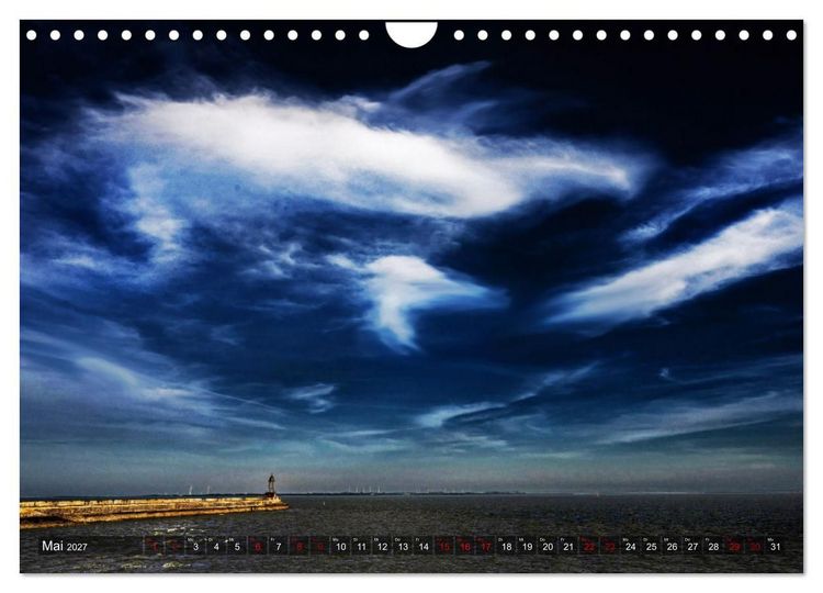 Produktbild: Bis zum Horizont. Der Himmel &uuml;ber Norddeutschland. (Wandkalender 2027 DIN A4 quer), CALVENDO Monatskalender
