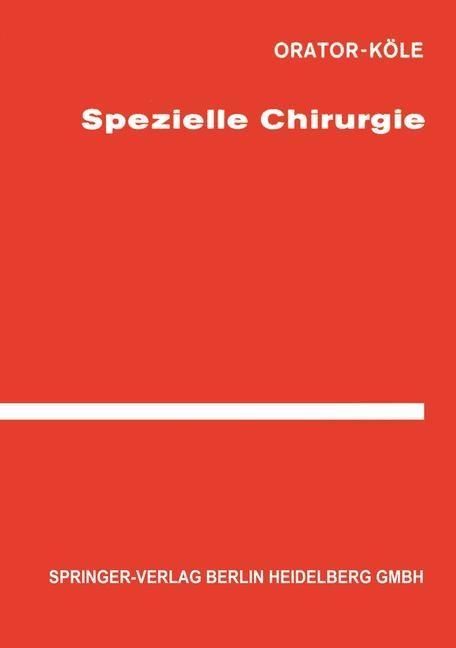 Produktbild: Spezielle Chirurgie
