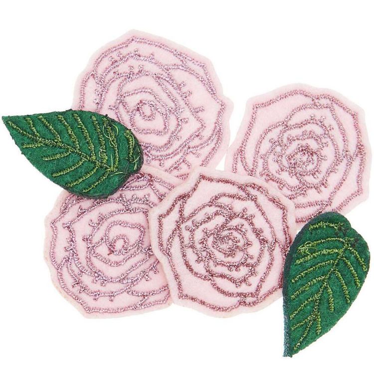 Produktbild: Filzstreu Rosen, 6 Stk