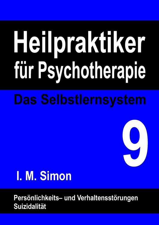 Produktbild: Heilpraktiker f&uuml;r Psychotherapie. Das Selbstlernsystem Band 9