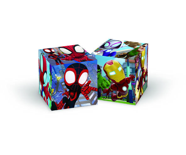 Produktbild: W&uuml;rfelpuzzle Marvel Spidey und seine Super-Freunde 6 Teile