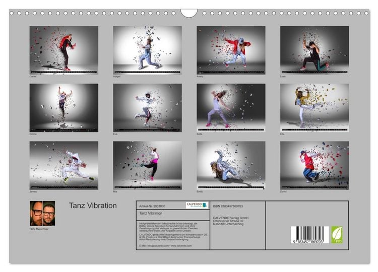 Produktbild: Tanz Vibration (Wandkalender 2026 DIN A3 quer), CALVENDO Monatskalender