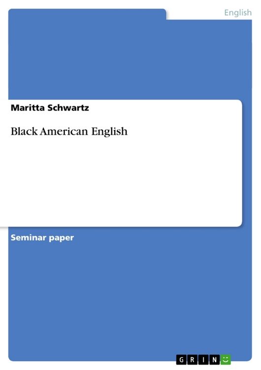 Produktbild: Black American English