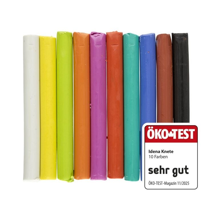 Produktbild: Idena Knete 10 Farben