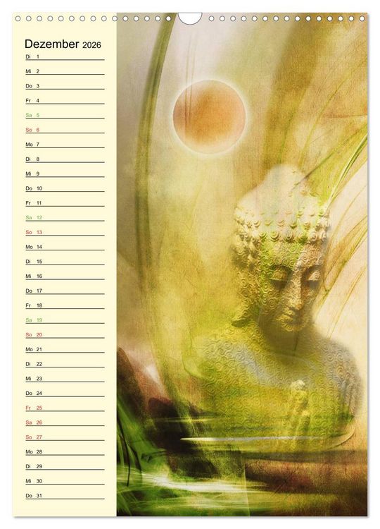Produktbild: Buddha (Wandkalender 2026 DIN A3 hoch), CALVENDO Monatskalender