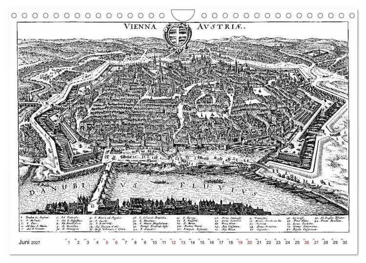 Produktbild: TU FELIX AUSTRIA - Wien in alten Ansichten (Wandkalender 2027 DIN A4 quer), CALVENDO Monatskalender