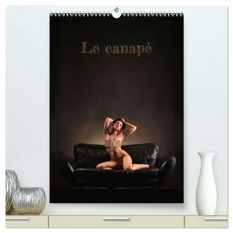 Produktbild: Le canap&eacute; (Calendrier mural 2026 DIN A2 horizontal) calendrier de bureau