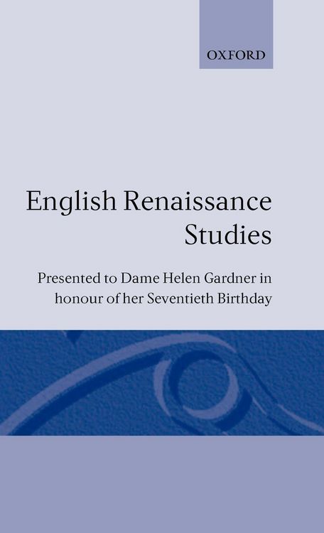 Produktbild: English Renaissance Studies