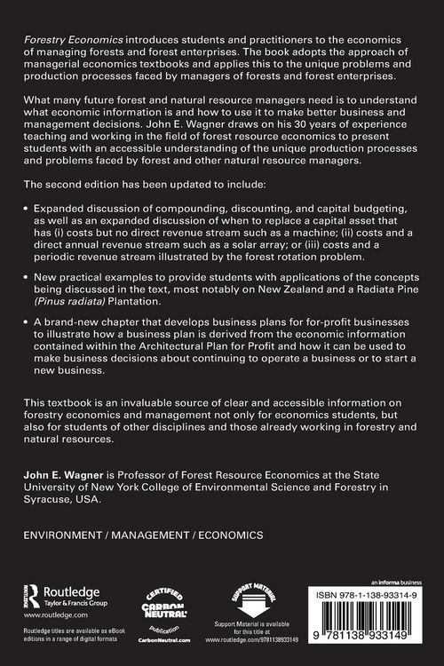 Produktbild: Forestry Economics