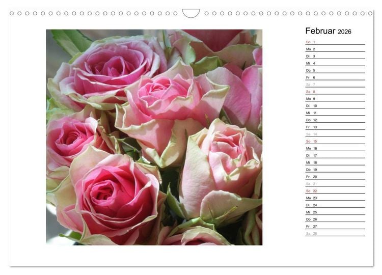 Produktbild: Die vielen Gesichter der Rosen (Wandkalender 2026 DIN A3 quer), CALVENDO Monatskalender