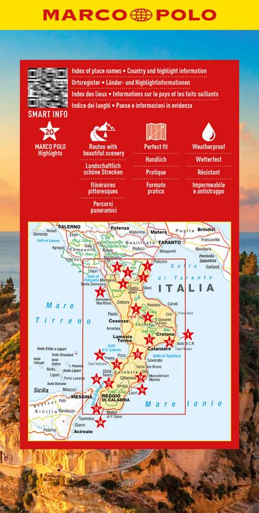 Produktbild: MARCO POLO Reisekarte Italien 13 Kalabrien 1:200.000