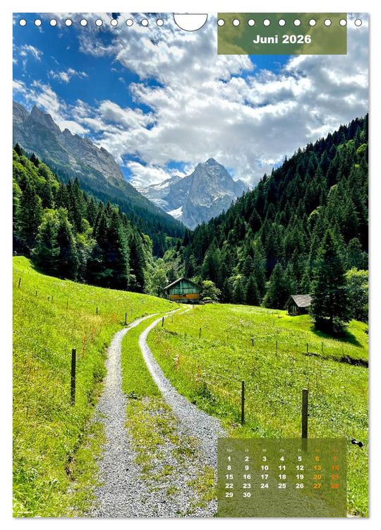 Produktbild: Erlebe mit mir die Alpen (Wandkalender 2026 DIN A4 hoch), CALVENDO Monatskalender