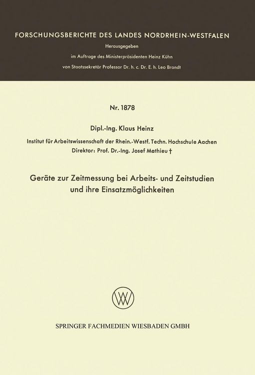 Produktbild: Ger&auml;te zur Zeitmessung bei Arbeits- und Zeitstudien und ihre Einsatzm&ouml;glichkeiten
