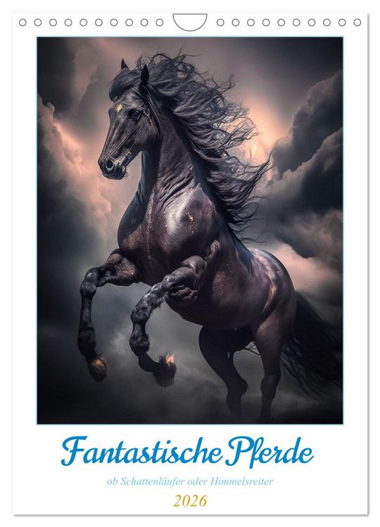 Produktbild: Fantastische Pferde (Wandkalender 2026 DIN A4 hoch), CALVENDO Monatskalender