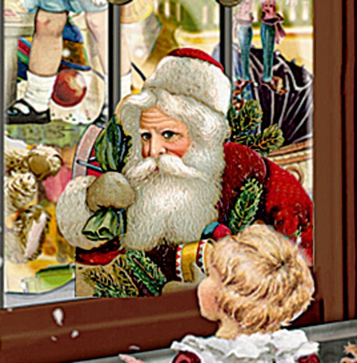 Produktbild: Wand-Adventskalender &ndash; Nostalgischer Lichterbogen