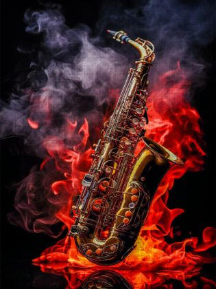 Produktbild: CALVENDO Puzzle Ein Motiv aus dem Kalender Musik on Fire | 2000 Teile Lege-Gr&ouml;&szlig;e 90x67cm Foto-Puzzle f&uuml;r gl&uuml;ckliche Stunden