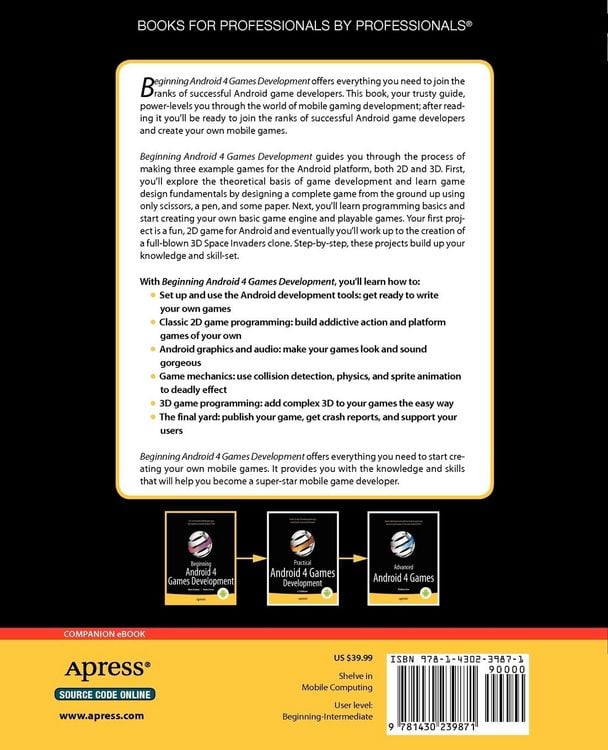 Produktbild: Beginning Android 4 Games Development