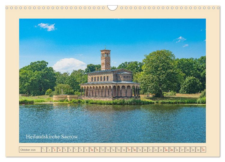 Produktbild: Potsdam - Schl&ouml;sser, Parks und der Alte Fritz (Wandkalender 2026 DIN A3 quer), CALVENDO Monatskalender