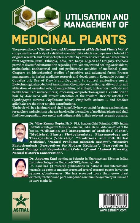 Produktbild: Utilisation and Management of Medicinal Plants Vol. 2