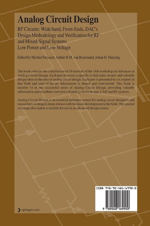 Produktbild: Analog Circuit Design