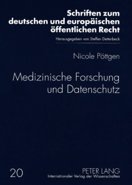 Produktbild: Medizinische Forschung und Datenschutz