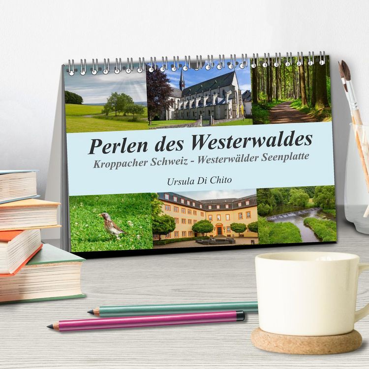 Produktbild: Perlen des Westerwaldes (Tischkalender 2026 DIN A5 quer), CALVENDO Monatskalender