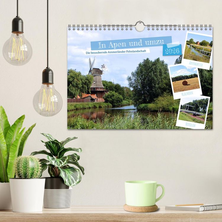 Produktbild: In Apen und umzu (Wandkalender 2026 DIN A4 quer), CALVENDO Monatskalender