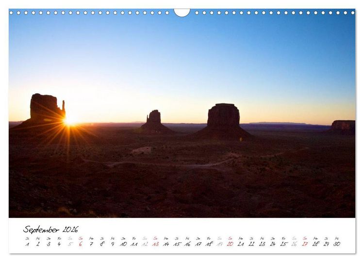 Produktbild: H&ouml;hepunkte im Westen der USA (Wandkalender 2026 DIN A3 quer), CALVENDO Monatskalender