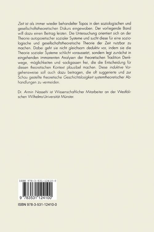 Produktbild: Die Zeit der Gesellschaft