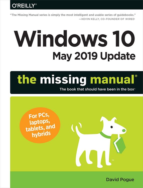 Produktbild: Windows 10 May 2019 Update: The Missing Manual