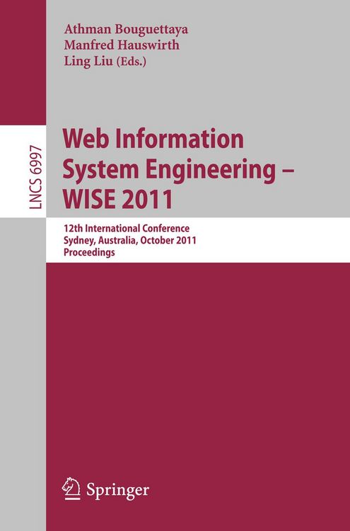 Produktbild: Web Information System Engineering -- WISE 2011