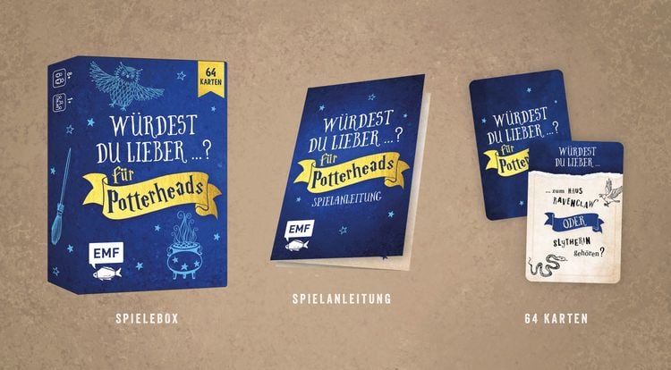 Kartenspiel: Würdest du lieber ...? Das Fragespiel für Harry Potter-Fans