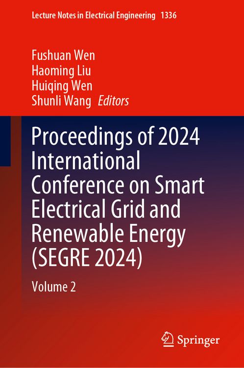 Produktbild: Proceedings of 2024 International Conference on Smart Electrical Grid and Renewable Energy (SEGRE 2024)