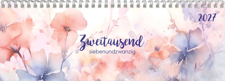 Produktbild: Tischquerkalender Style Flowers 2027