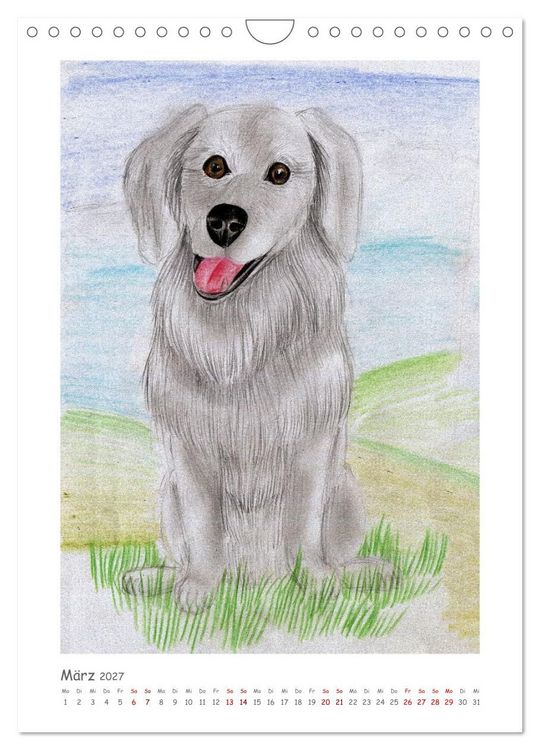 Produktbild: Die Sprache der Augen: Die Seele von Hund und Katze in handgemalten Portr&auml;ts (Wandkalender 2027 DIN A4 hoch), CALVENDO Monatskalender