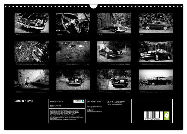 Produktbild: Lancia Flavia (Wandkalender 2026 DIN A3 quer), CALVENDO Monatskalender